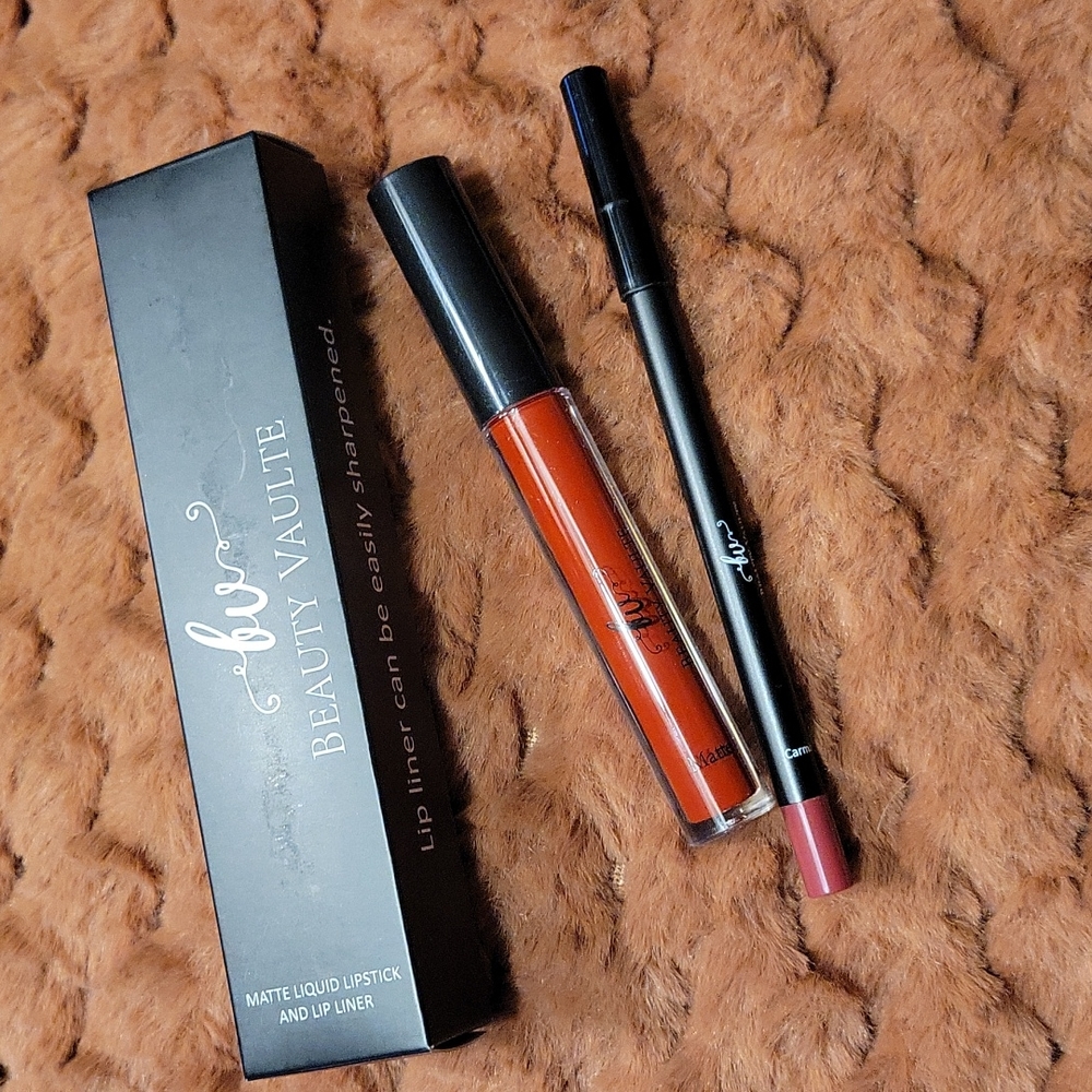 Bu beauty Vaulte liquid lipstick and lip liner